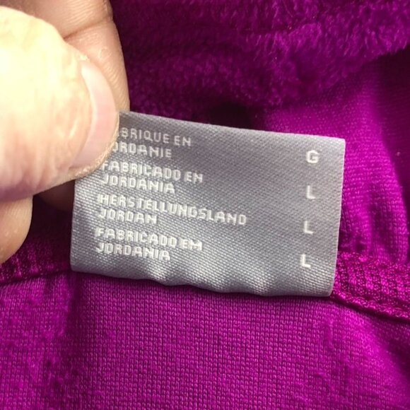 Columbia Womens Fleece Jacket Large Hooded Pink Pullover Outdoors Casual Cozy - Picture 4 of 13